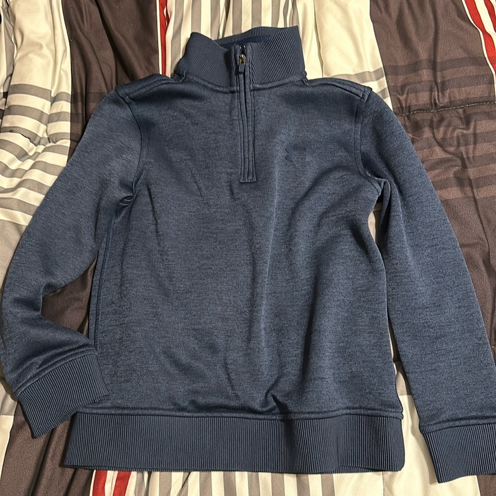 Under Armour Navy Blue 1/4 Zip Pullover